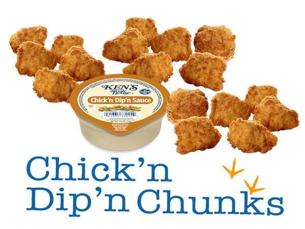 1/4LB CHICK'N DIP'N CHUNKS & 1 SIDE image