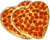 HEART PIZZA DOUBLE DEAL image