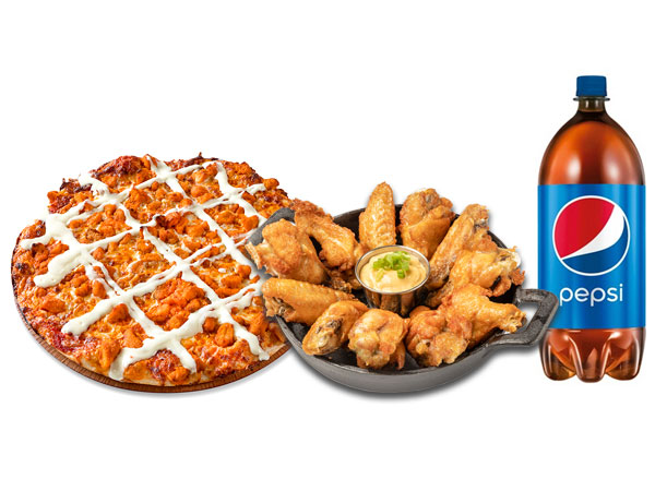 SPECIALTY PIZZA & 10 WINGS  image
