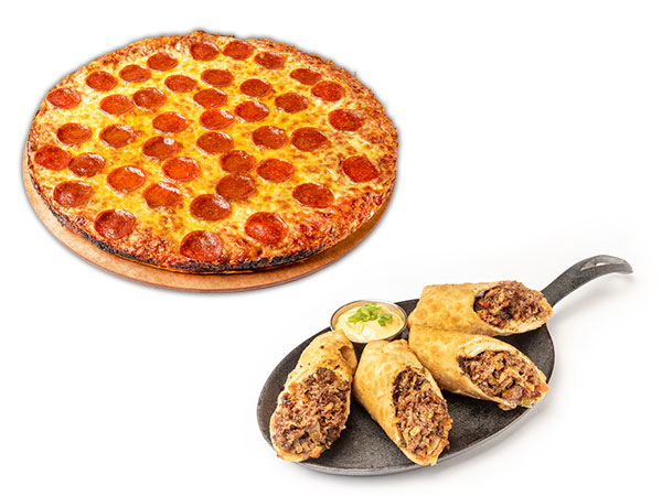 XL PIZZA & PHILLY EGG ROLLS image